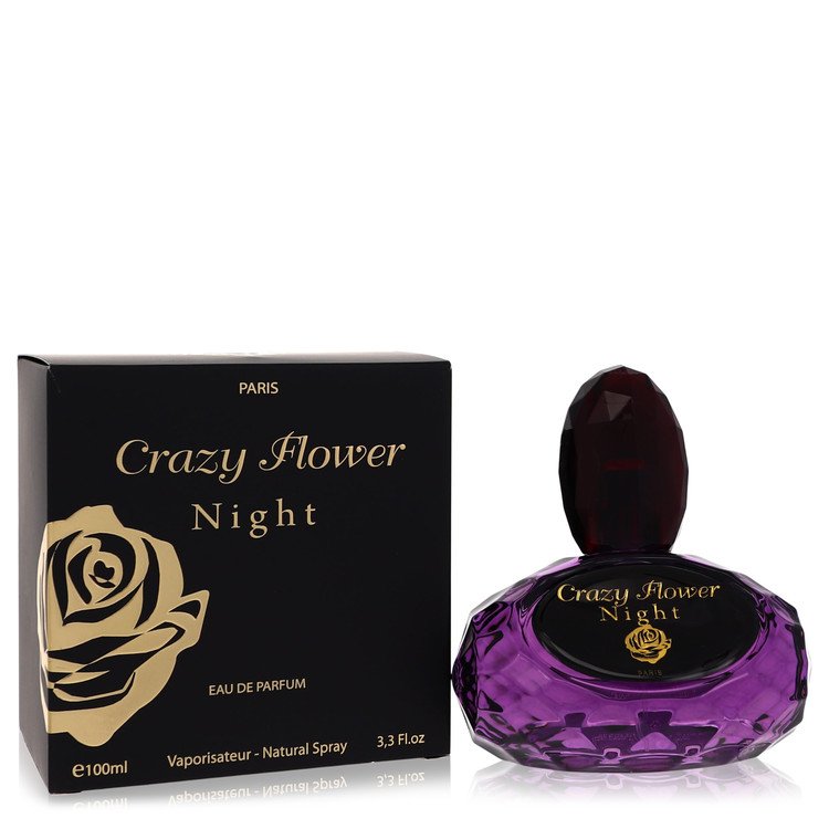 Crazy Flower Night by YZY Perfume - Eau De Parfum Spray 3.4 oz 100 ml for Women