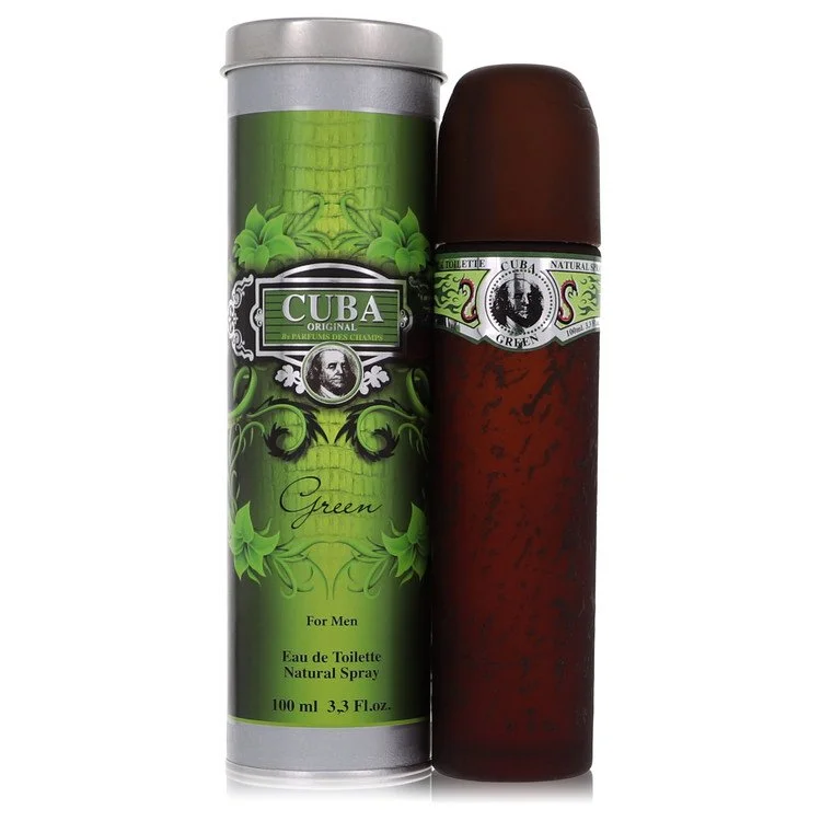 Cuba Green Eau De Toilette Spray By Fragluxe - 3.4 oz Cuba Green Eau De Toilette Spray By Fragluxe - 3.4 oz