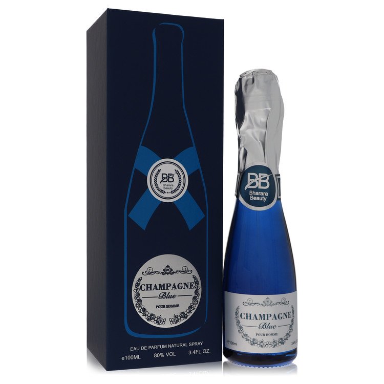 Champagne Blue Cologne by Bharara Beauty 3.4 oz Eau De Parfum Spray