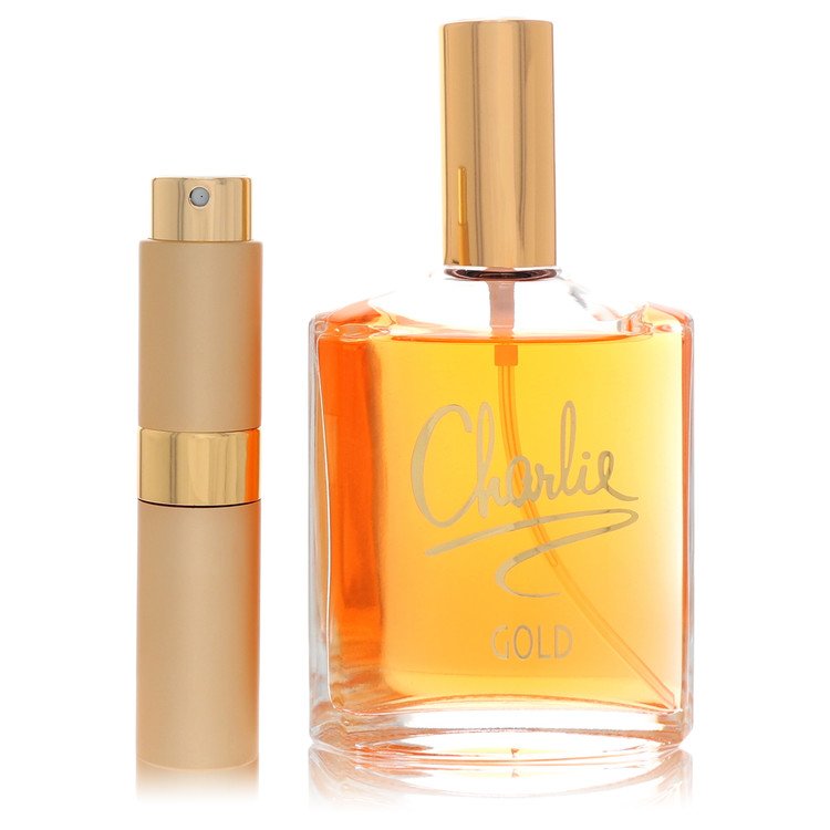 Charlie Gold Perfume by Revlon Perfume 0.27 Oz Travel Spray