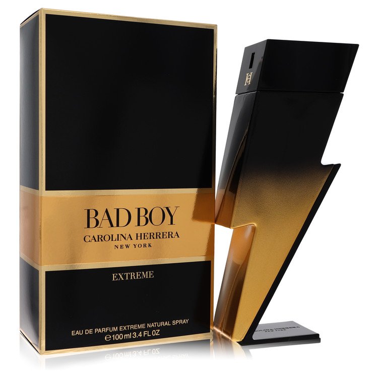 Bad Boy Extreme Cologne by Carolina Herrera 3.4 oz Eau De Parfum Spray
