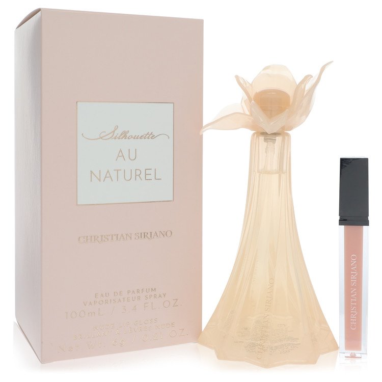 Christian Siriano Au Naturel Perfume by Christian Siriano 100 ml Eau De Parfum Spray + 0.21 oz Nude Lip Gloss