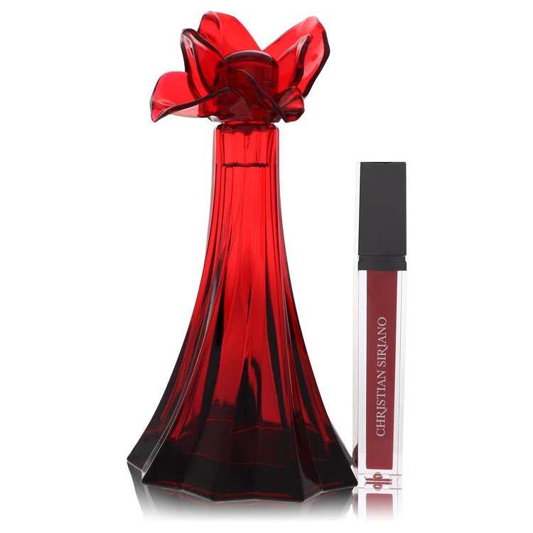 Christian Siriano Ooh La Rouge Perfume by Christian Siriano Perfume 3.4 Oz Eau De Parfum Spray + 0.21 Oz Red Lip Gloss (Unboxed)