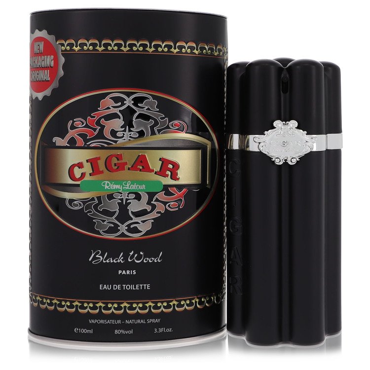 Cigar Black Wood by Remy Latour Eau De Toilette Spray 3.3 oz For Men