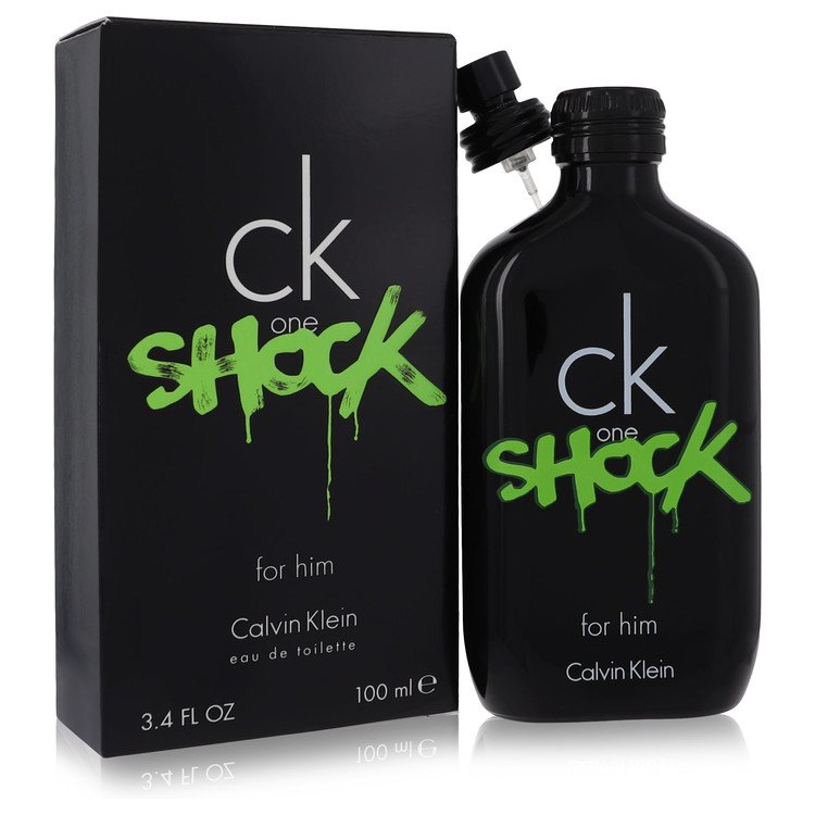 CK One Shock by Calvin Klein Men Eau De Toilette Spray 3.4 oz Image
