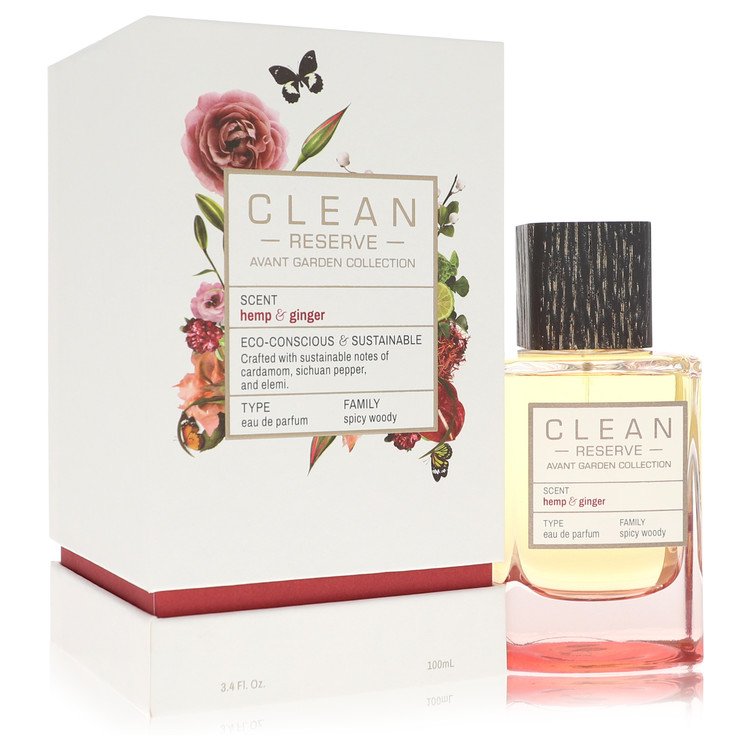 Clean Reserve Hemp & Ginger Perfume by Clean 3.4 oz Eau De Parfum Spray (Unisex)