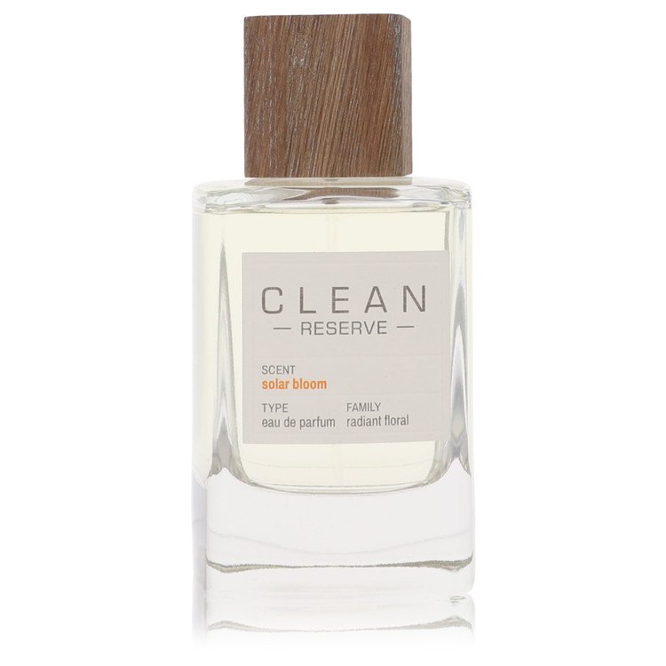 Clean Reserve Solar Bloom Perfume by Clean Perfume 3.4 Oz Eau De Parfum Spray (Unisex unboxed)