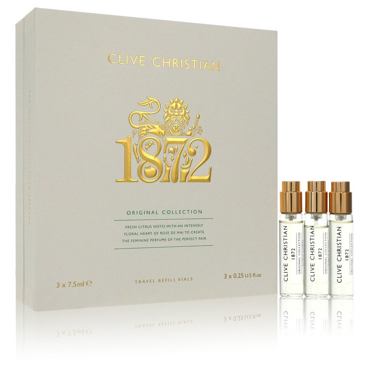 Clive Christian 1872 Perfume by Clive Christian -- Gift Set - 3 x 0.25 Travel Refill Vials