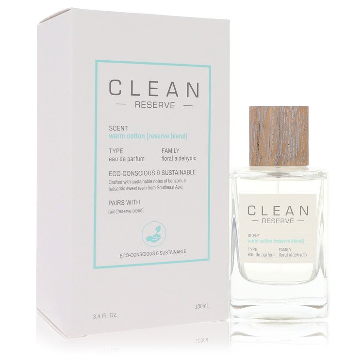 Clean Reserve Warm Cotton by Clean - Eau De Parfum Spray 3.4 oz 100 ml for Women