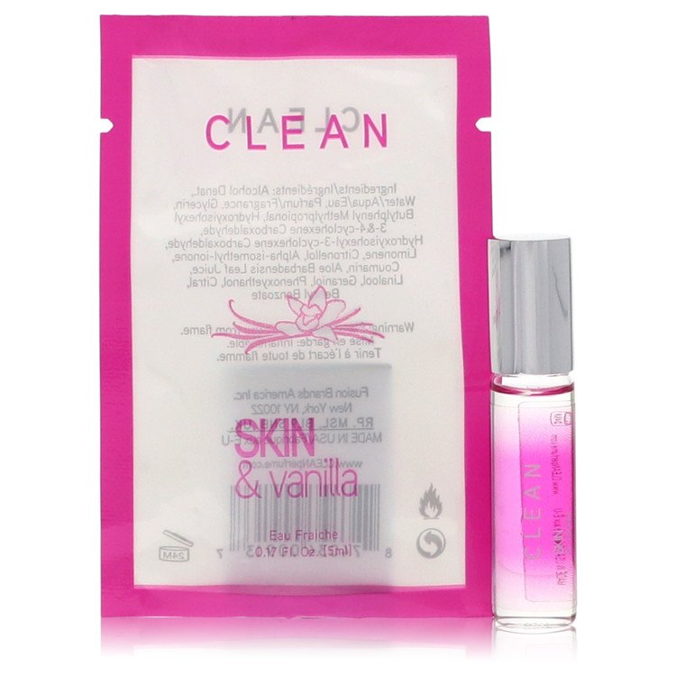 Clean Skin and Vanilla by Clean Women Mini Eau Frachie .17 oz Image