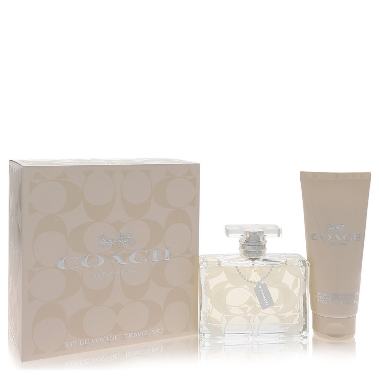 Coach Signature Perfume by Coach -- Gift Set - 3.3 oz Eau De Parfum + 3.3 oz Body Lotion Travel Set