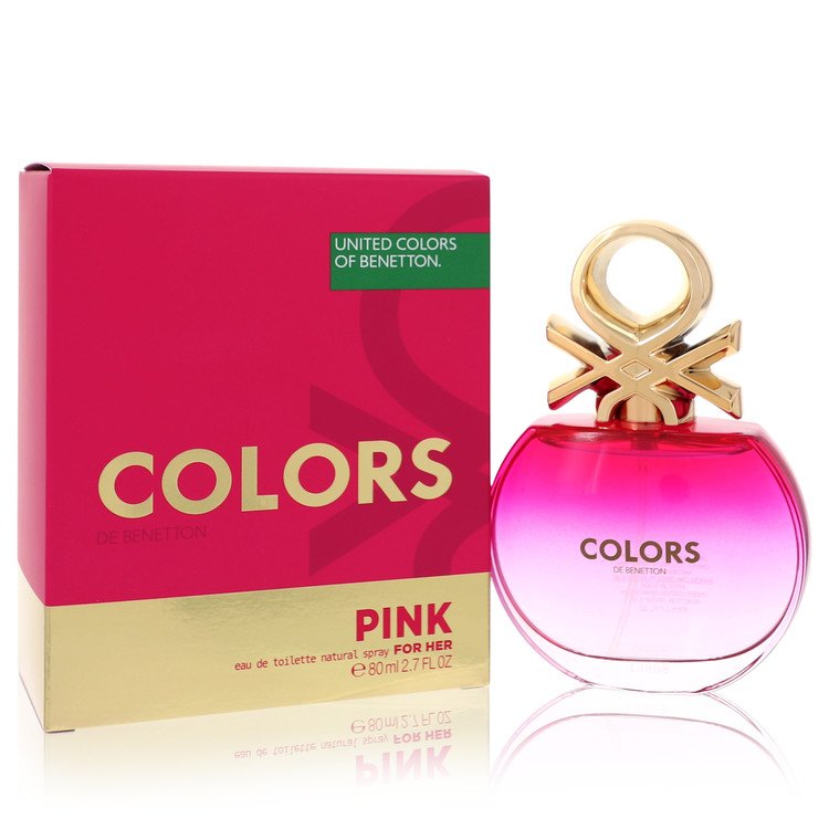 Colors Pink by Benetton - Eau De Toilette Spray 2.7 oz 80 ml for Women