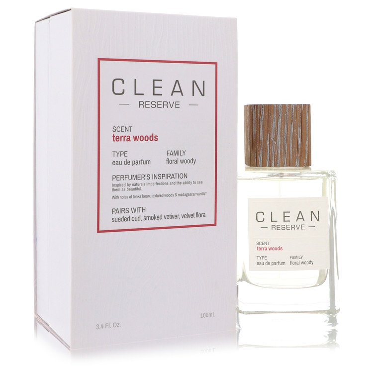 Clean Terra Woods Reserve Blend by Clean - Eau De Parfum Spray 3.4 oz 100 ml for Women