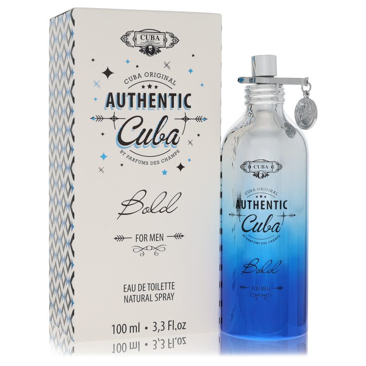 Cuba Authentic Bold Cologne by Fragluxe Cologne 3.3 Oz Eau De Toilette Spray