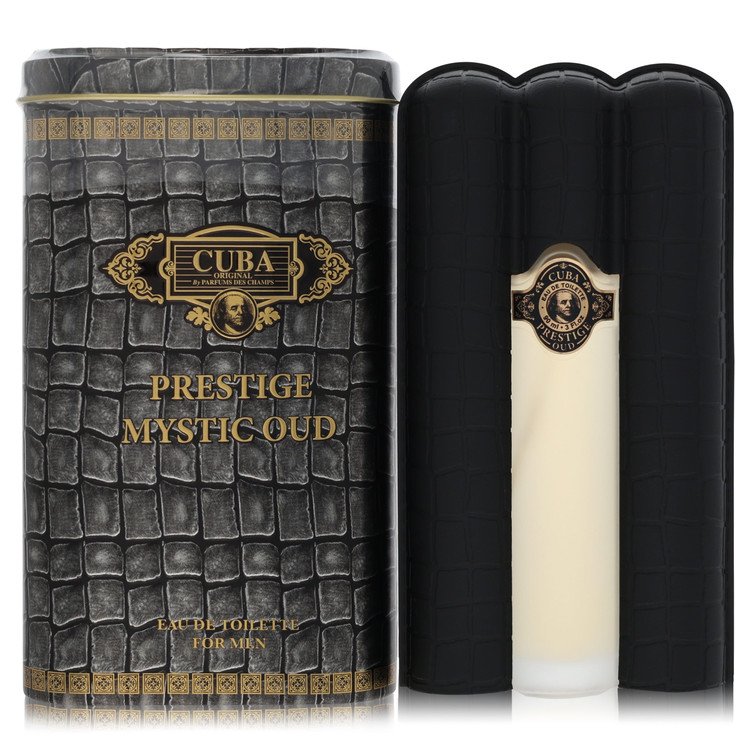 Cuba Prestige Mystic Oud Cologne by Fragluxe Cologne 3 Oz Eau De Toilette Spray