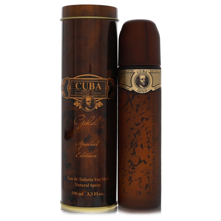 Cuba Gold Special Edition Cologne by Fragluxe Cologne 3.4 Oz Eau De Toilette Spray