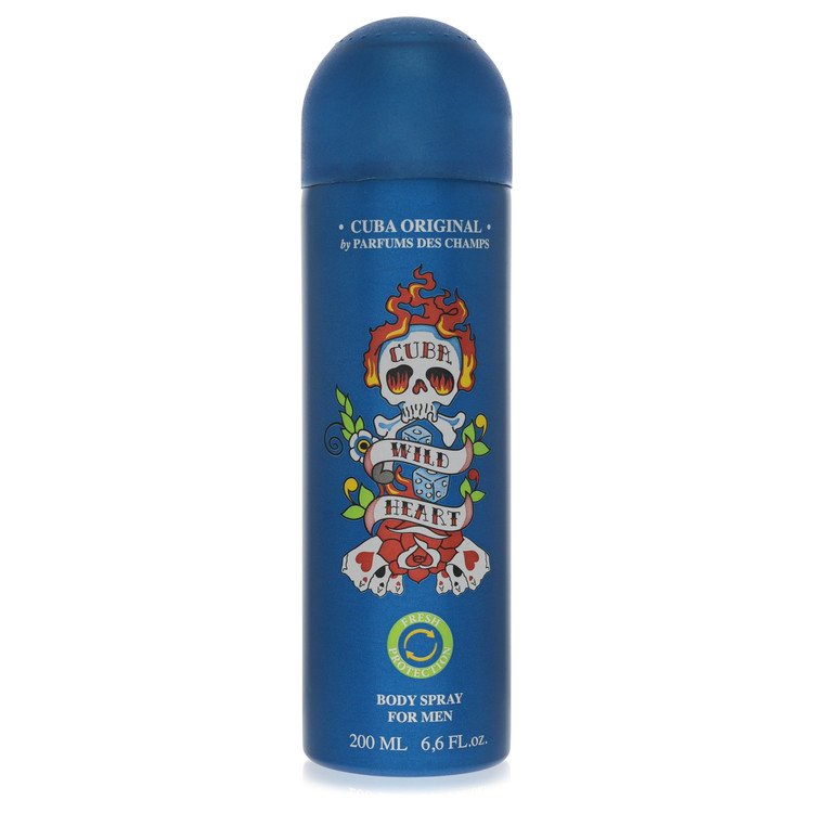 Cuba Wild Heart Cologne by Fragluxe Cologne 6.7 Oz Deodorant Spray