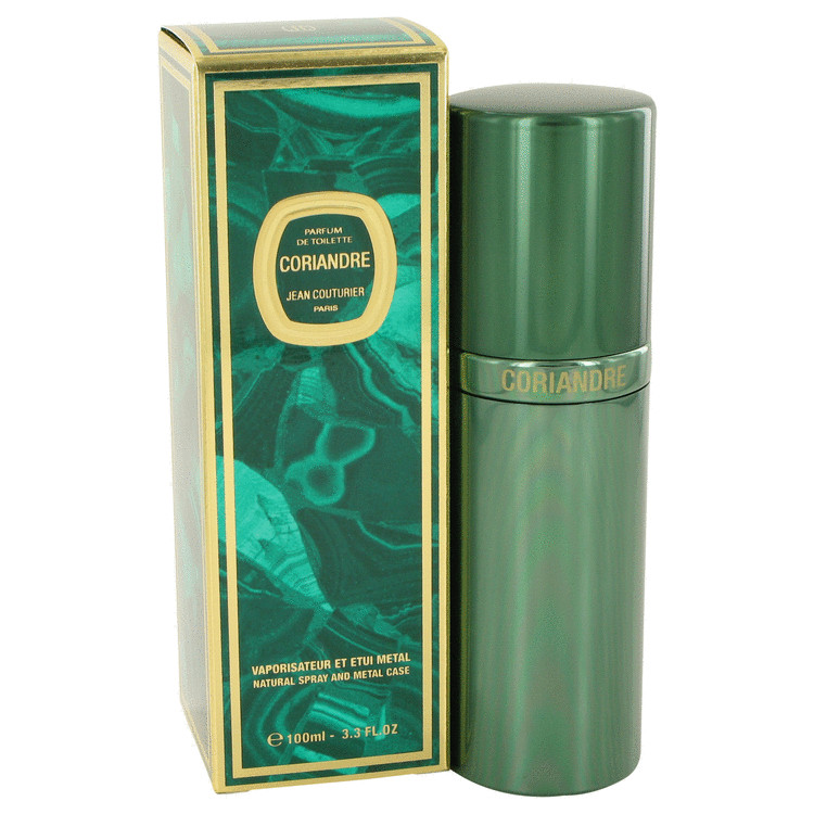 Coriandre Perfume by Jean Couturier 3.4 oz Parfum De Toilette Spray (Metal Case)