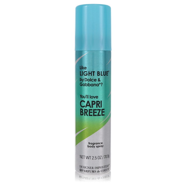 Designer Imposters Capri Breeze by Parfums De Coeur - Body Spray 2.5 oz 75 ml for Women