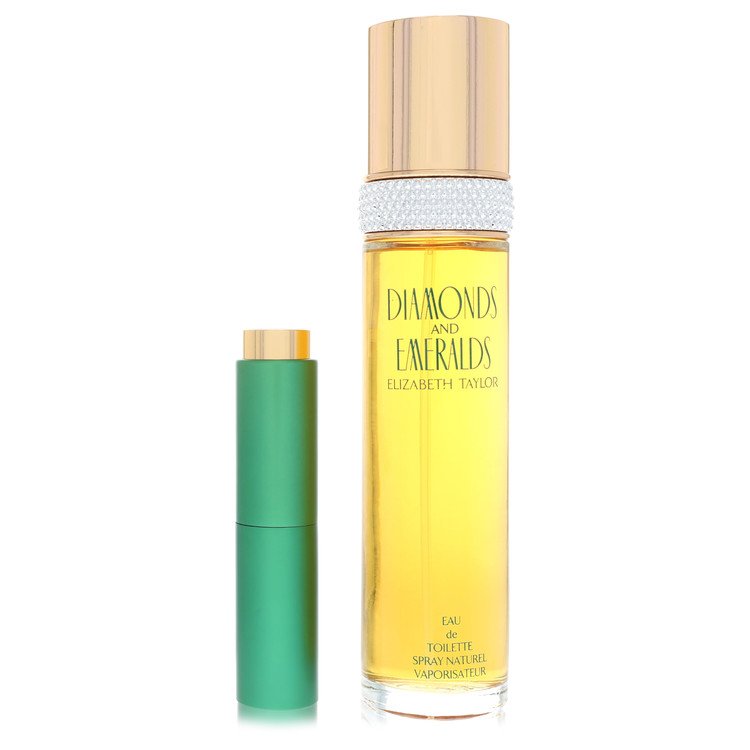 Diamonds & Emeralds Perfume by Elizabeth Taylor Perfume 0.27 Oz Travel Spray