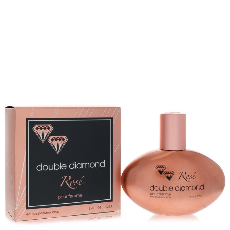 Double Diamond Rose Perfume by Yzy Perfume 3.4 oz Eau De Parfum Spray