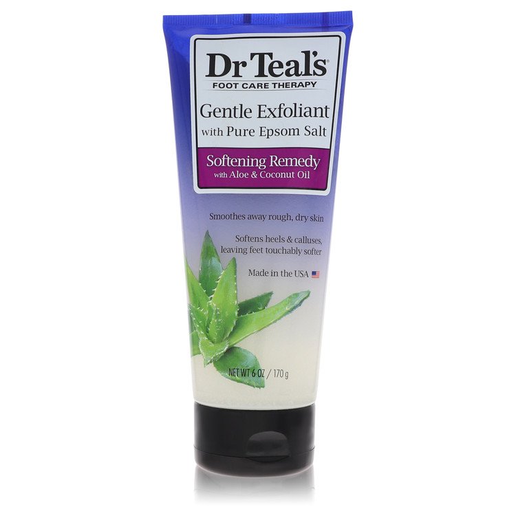 Dr Teal's Gentle Exfoliant With Pure Epson Salt Perfume 6 oz Gentle Exfoliant with Pure Epsom Salt Softening Remedy with Aloe & Coconut Oil (Unisex) Guatemala