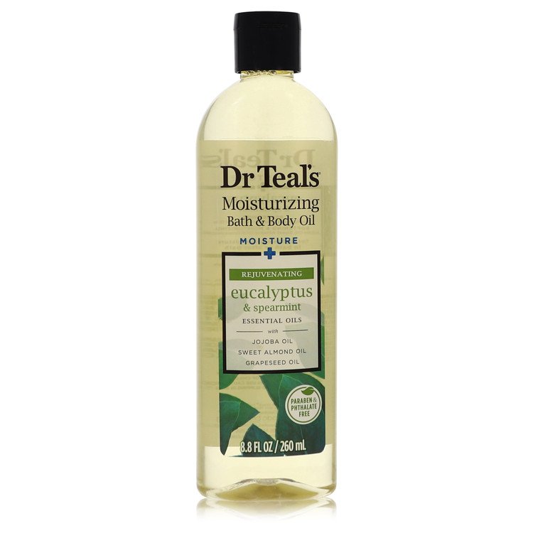 Dr Teal’s Bath Additive Eucalyptus Oil by Dr Teal’s Pure Epson Salt Body Oil Relax & Relief with Eucalyptus & Spearmint 8.8 oz