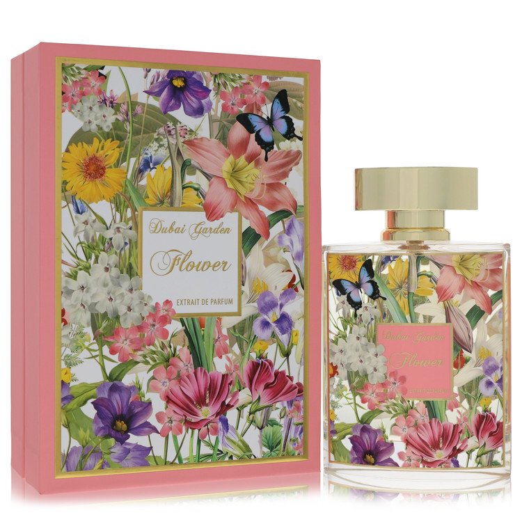 Dubai Garden Flower Perfume by Dubai Garden Perfume 3.3 Oz Extrait De Parfum Spray