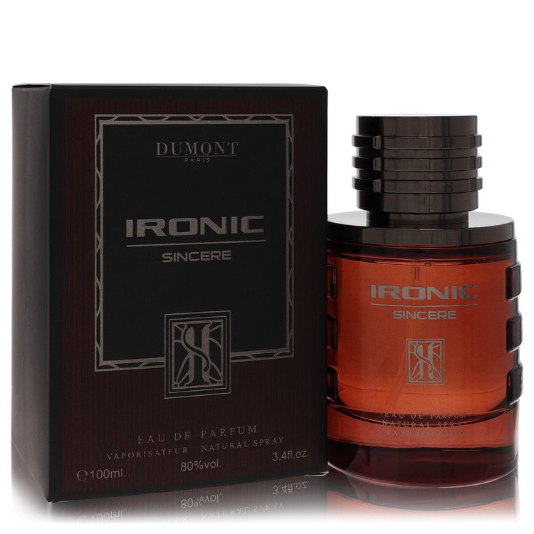 Dumont Ironic Sincere Cologne by Dumont Paris 3.4 oz Eau De Parfum Spray
