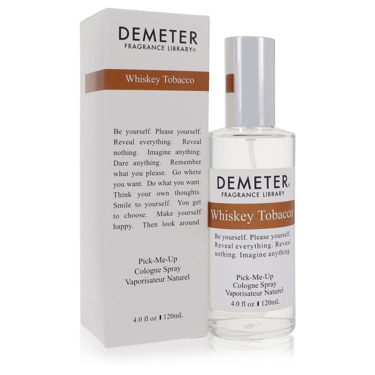 Demeter Whiskey Tobacco Cologne 4 oz Cologne Spray Guatemala