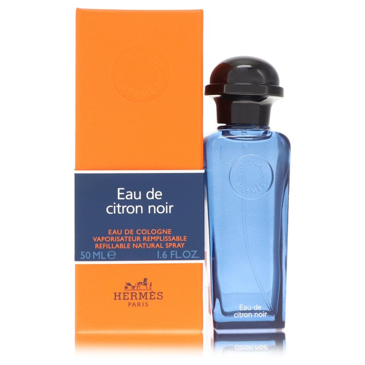 Eau De Citron Noir Cologne by Hermes 1.6 oz Eau De Cologne Refillable Spray