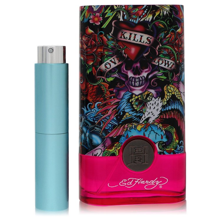 Ed Hardy Hearts & Daggers Perfume by Christian Audigier Perfume 0.27 Oz Travel Spray