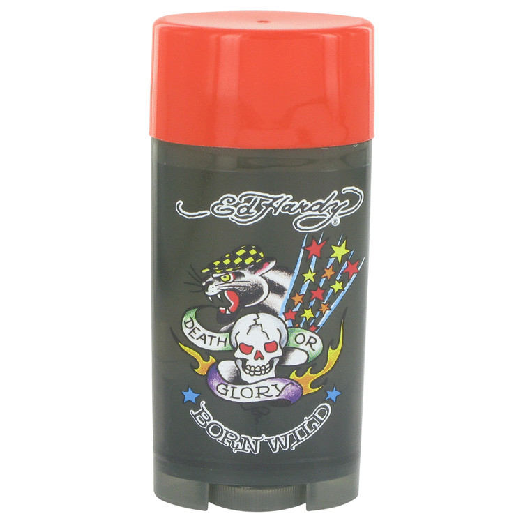 Ed Hardy Born Wild Cologne by Christian Audigier 2.75 oz Deodorant Stick (Alcohol Free)