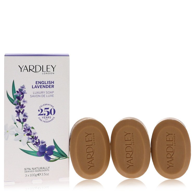 Yardley London English Lavender Perfume 3.5 oz 3 x 3.5 oz Soap Guatemala