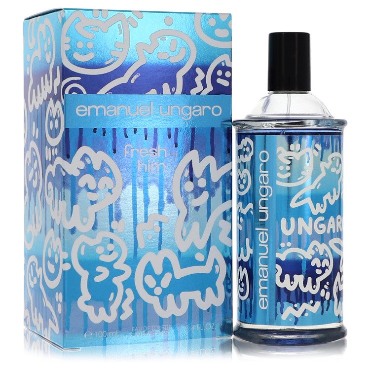 Emanuel Ungaro Fresh For Him Cologne by Ungaro 3.4 oz Eau De Toilette Spray
