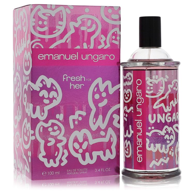 Emanuel Ungaro Fresh For Her Perfume by Ungaro 3.4 oz Eau De Toilette Spray