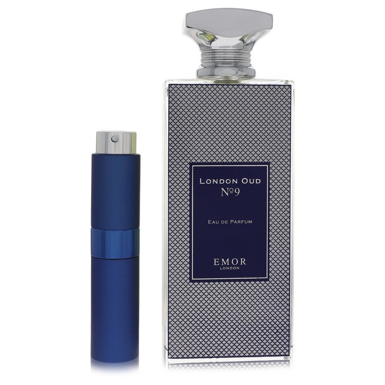 Emor London Oud No. 9 Cologne by Emor London Cologne 0.27 Oz Travel Spray