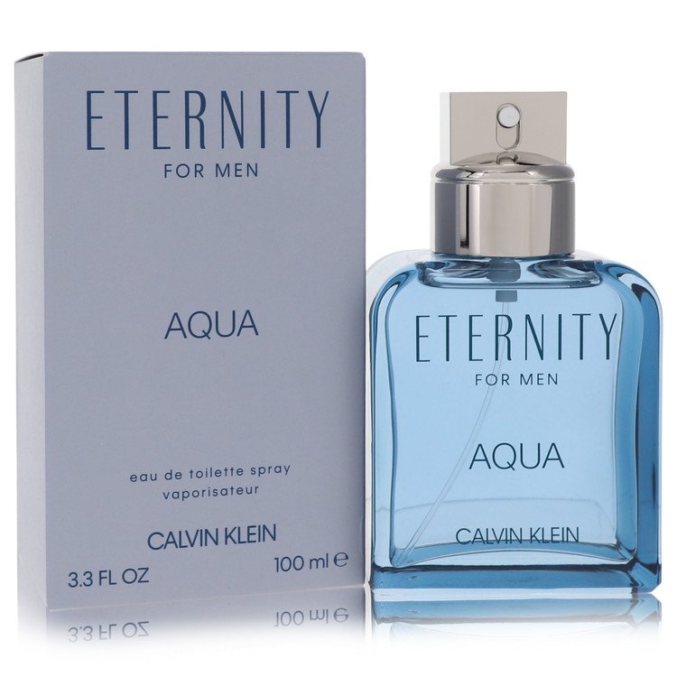 Eternity Aqua by Calvin Klein Men Eau De Toilette Spray 3.4 oz Image