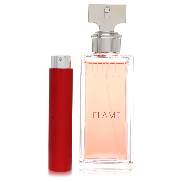 Eternity Flame Perfume by Calvin Klein Perfume 0.27 Oz Travel Spray