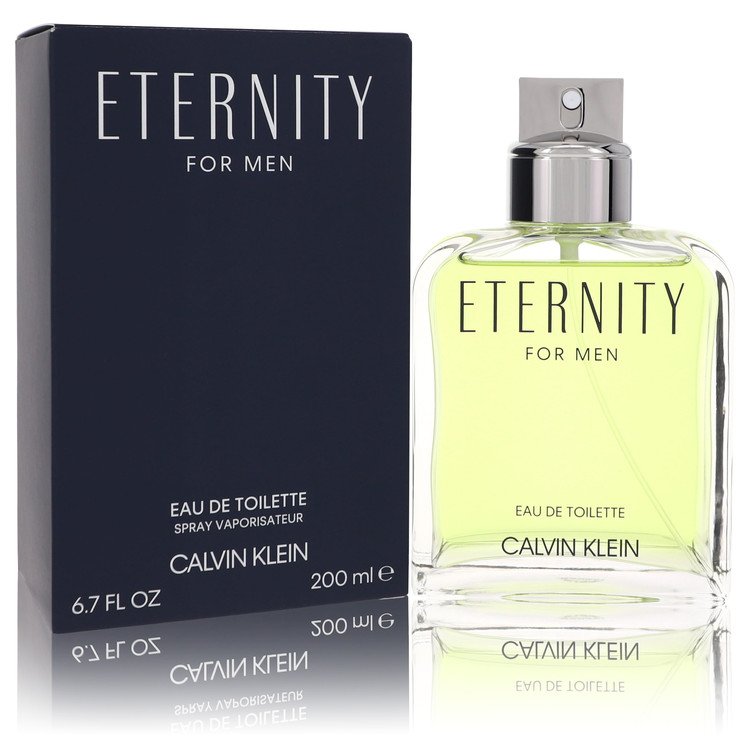 ETERNITY by Calvin Klein - Eau De Toilette Spray 6.7 oz 200 ml for Men