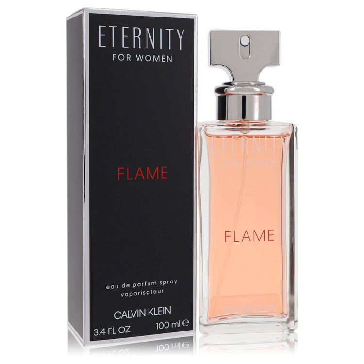 Eternity Flame by Calvin Klein - Eau De Parfum Spray 3.4 oz 100 ml for Women