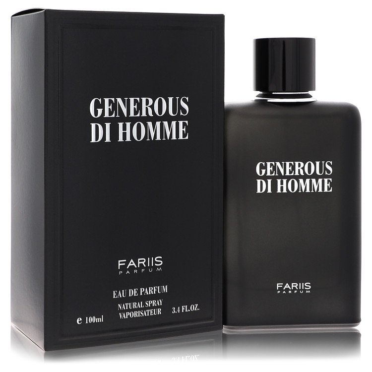 Fariis Generous Di Homme Cologne by Fariis Parfum 3.4 oz Eau De Parfum Spray