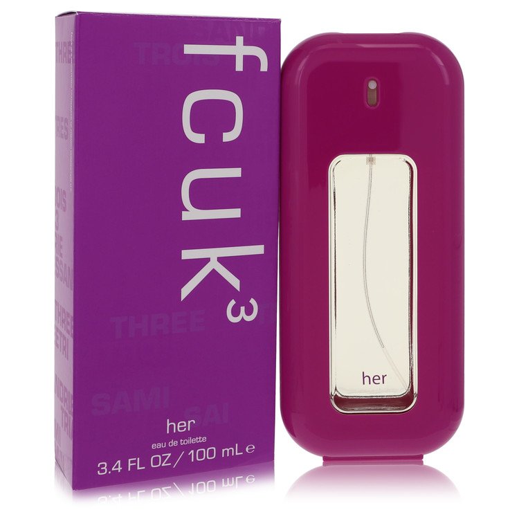 French Connection Fcuk 3 Perfume 3.4 oz Eau De Toilette Spray Guatemala