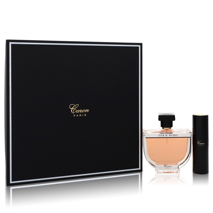 Fleur De Rocaille Perfume by Caron -- Gift Set - 3.3 oz Eau de Parfum Spray + 0.5 oz Travel Spray