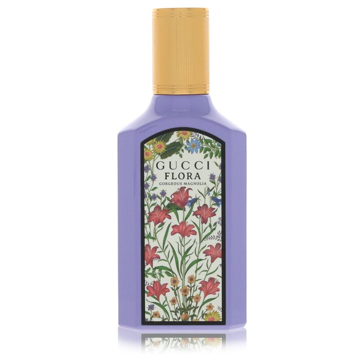 Flora Gorgeous Magnolia Perfume by Gucci Perfume 50 ml Eau De Parfum Spray (Unboxed)