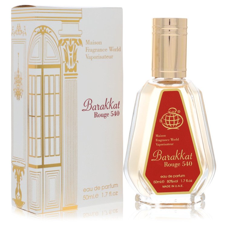 Fragrance World Barakkat Rouge 540 Perfume by Fragrance World Perfume 1.7 Oz Eau De Parfum Spray (Unisex)