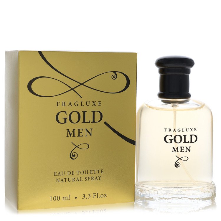 Fragluxe Gold Cologne by Fragluxe Cologne 3.3 Oz Eau De Toilette Spray