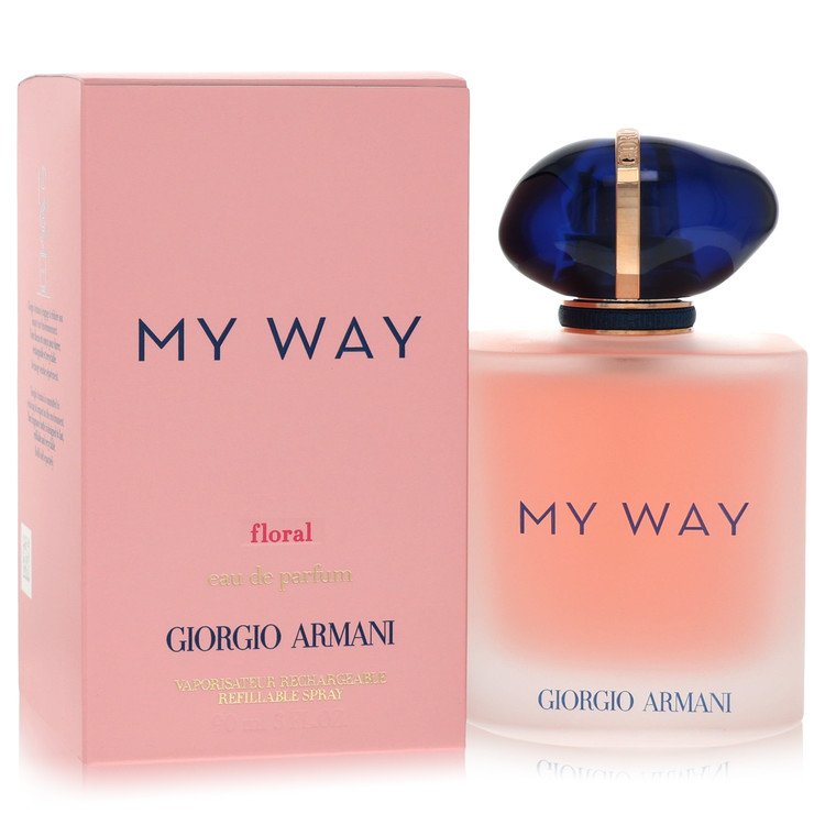 Giorgio Armani My Way Floral Perfume by Giorgio Armani Perfume 3 Oz Eau De Parfum Refillable Spray