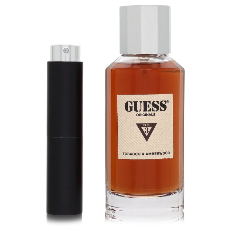 Guess Originals Type 3 Tabacco & Amberwood Cologne by Guess Cologne 8 ml Travel Spray