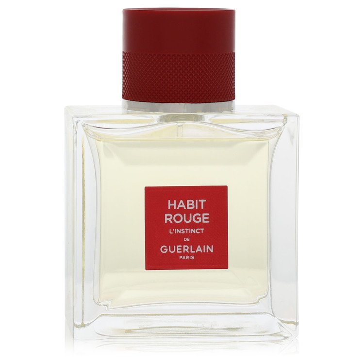 Habit Rouge L'instinct Cologne by Guerlain Cologne 1.6 Oz Eau De Toilette Intense Spray (Unboxed)